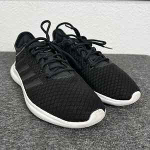 Adidas Shoes Cloudfoam QT FLex Women's 7.5 Black Running Sneakers DA9449 Black